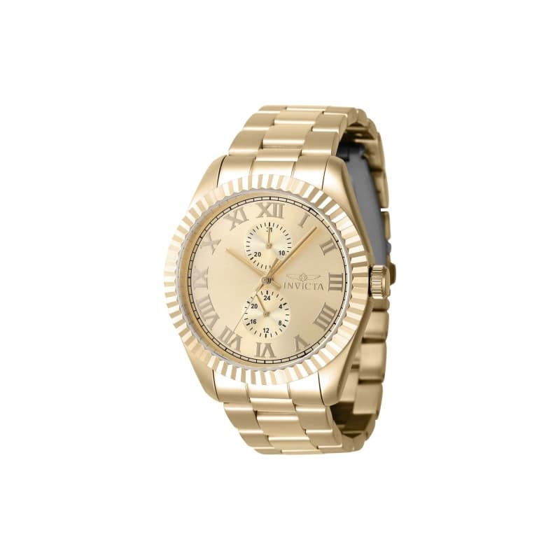 Invicta Men's 47431 Specialty Quartz Chronograph Gold Dial Watch