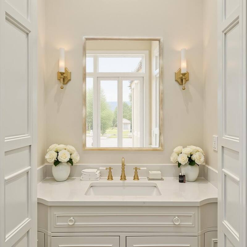 Willow Scalloped Mirror - 35.5H x 25.1/4W x 2D