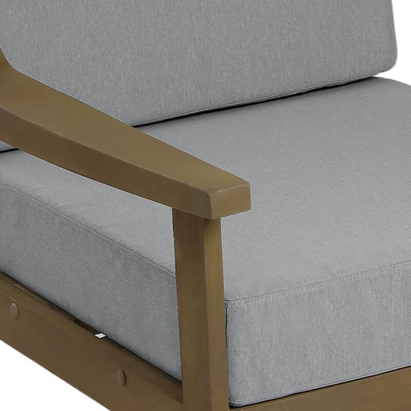 Outdoor Conversation 6 Seater Patio Chat Set with Cushions and Table