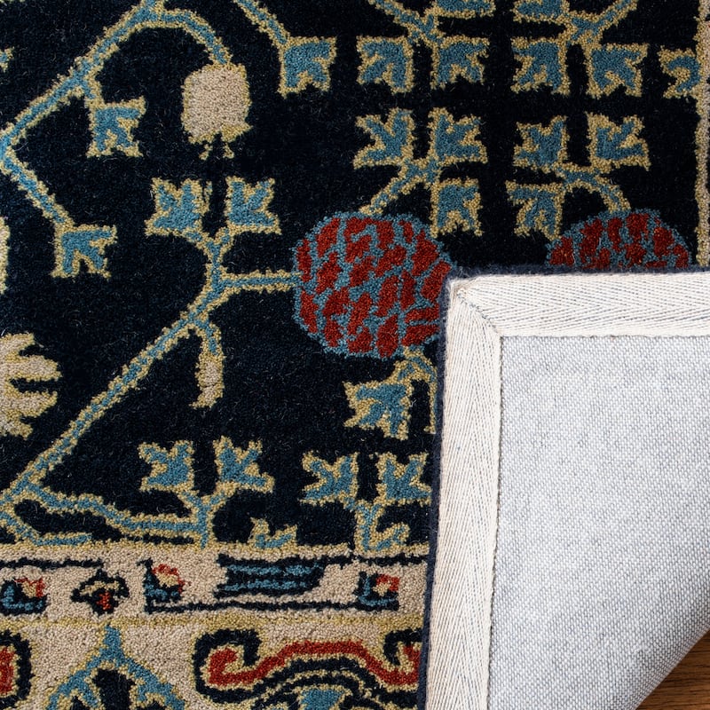 SAFAVIEH Handmade Heritage Whirwind Traditional Oriental Wool Rug