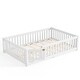 preview thumbnail 47 of 159, Wood Floor Bed with Safety Guardrails and Door