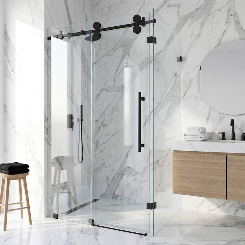 VIGO Winslow Frameless Sliding Shower Enclosure