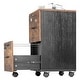 preview thumbnail 31 of 44, 2-Drawer Rolling Wood File Cabinet with Lock
