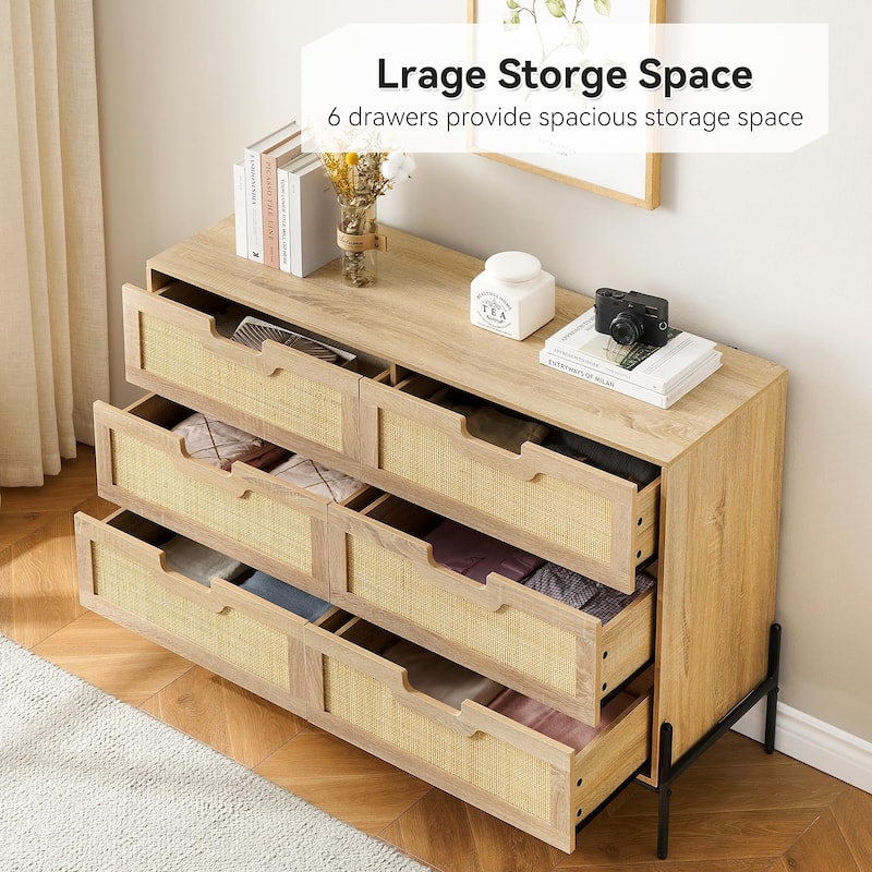 Eie Rattan BedroomDresser Organizer Units for Living Room