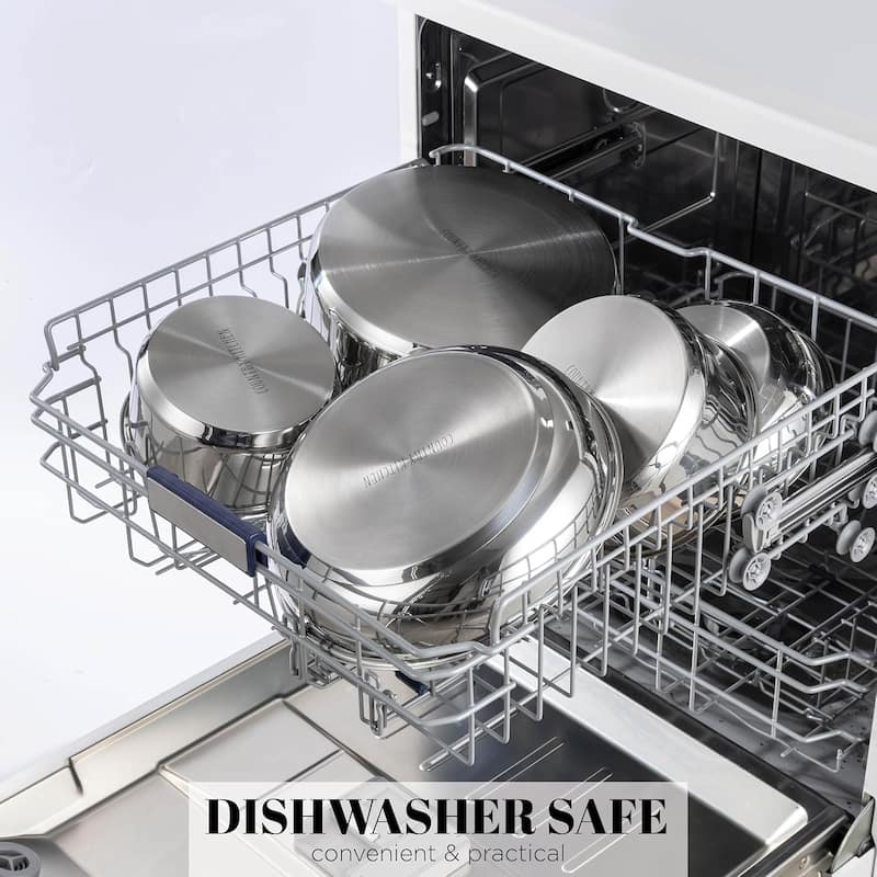 Country Kitchen 16 Piece RV Cookware Set Ceramic with Removable Handle Oven Safe.