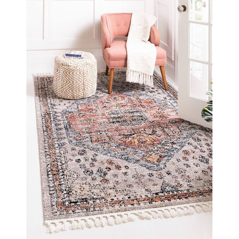 Contemporary Ariella Collection Area Rug - 3'3"x5'3" - Gray