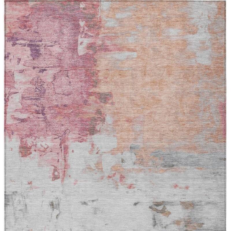 HomeRoots Abstract Transitional Rectangle Outdoor Rug