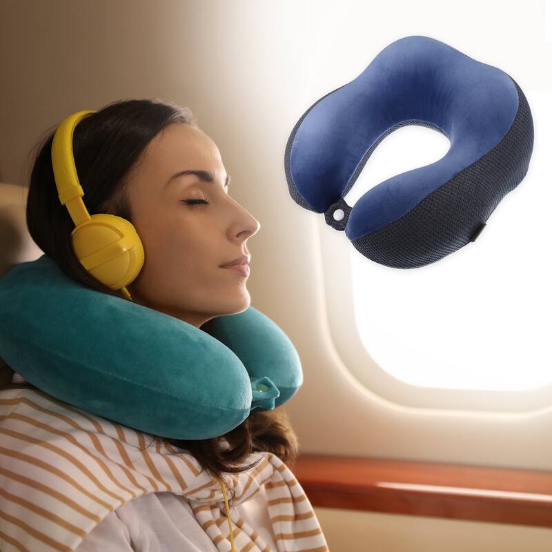 U Shaped Memory Foam Pillow Neck Pillow Cushion Travel Pillow Cushion