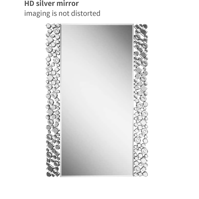 KOHROS Modern Rectangular Decorative Wall Mirror