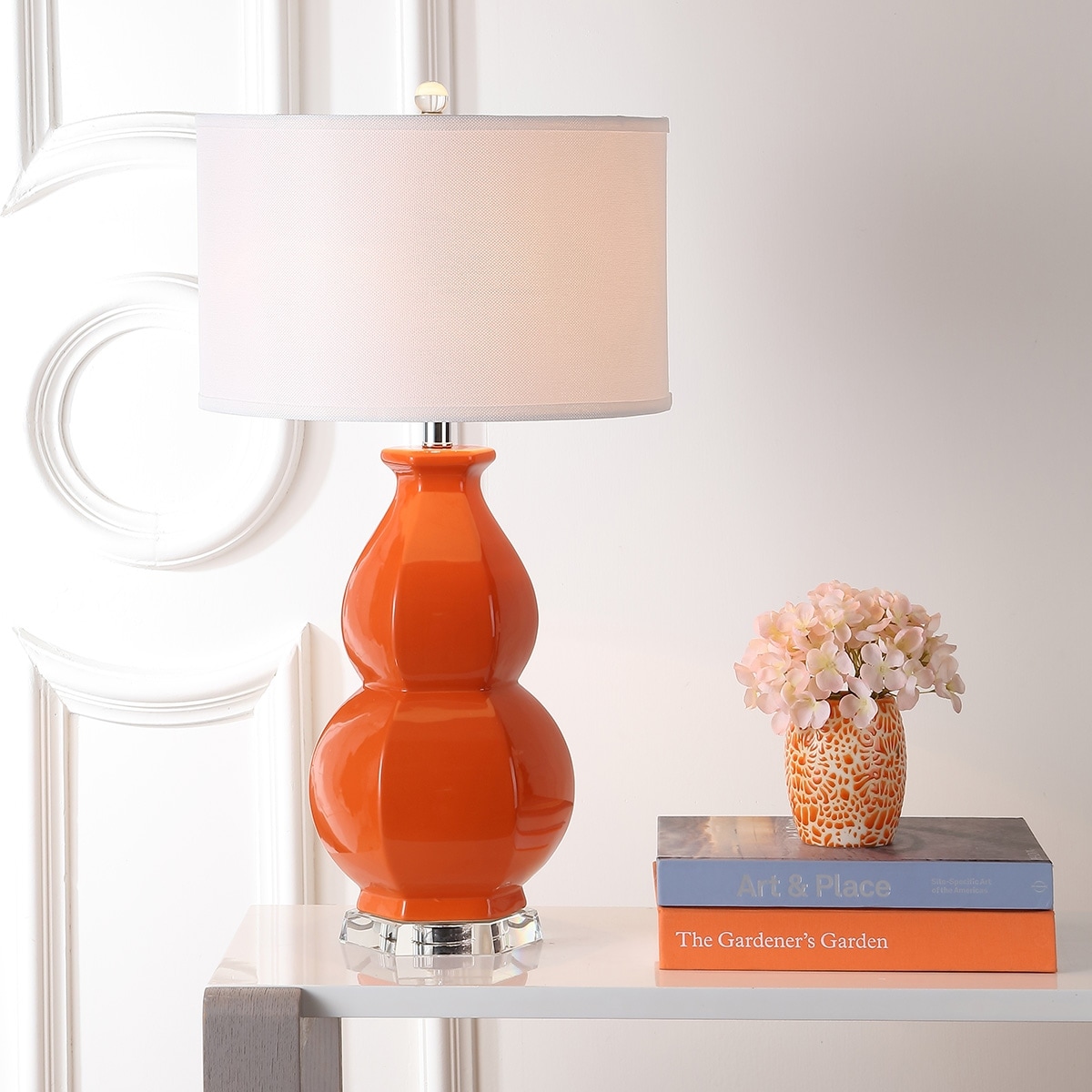 Safavieh orange lamp top