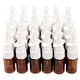 preview thumbnail 1 of 3, 24 Pack Empty Refillable Nasal Spray Bottles, Amber, 0.35 Oz