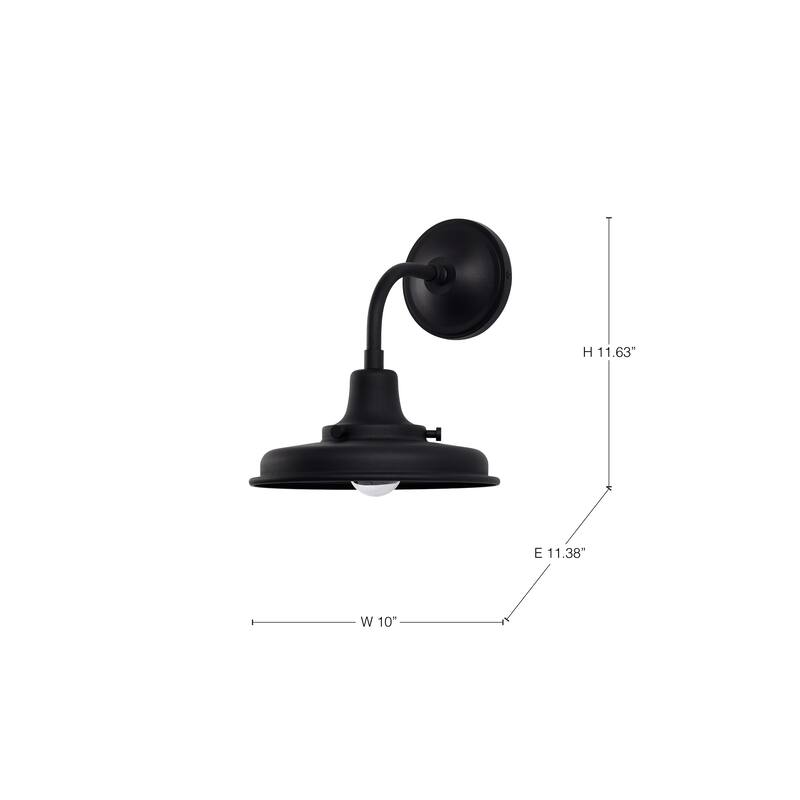 Morris Small Outdoor Lantern Black Finish