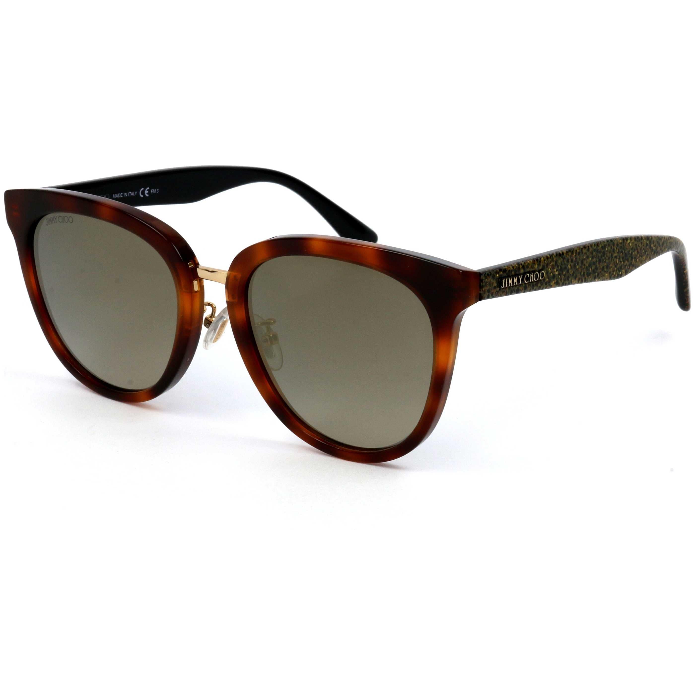 Jimmy Choo 55mm Womens Havana Sunglasses Jimmy Choo Women main image 3