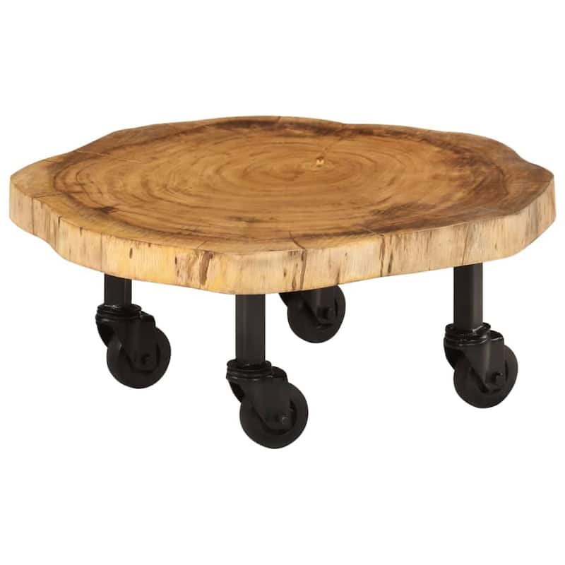 vidaXL Coffee Table Solid Wood Acacia 23.6"x21.7"x9.8"