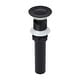 preview thumbnail 11 of 14, Pop-up Bathroom Sink Drain With Overflow Matte Black