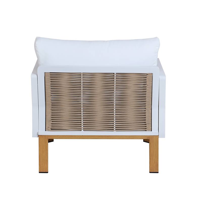 Manhattan Comfort Vine Modern 4-Piece Patio Conversation Set