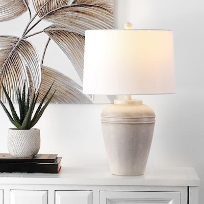 SAFAVIEH Lighting Demlin 24" Table Lamp - 15" W x 15" D x 24" H