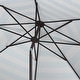 preview thumbnail 21 of 24, SAFAVIEH Iris 9ft Round Outdoor Patio Umbrella - UV Resistant with Auto Crank Tilt