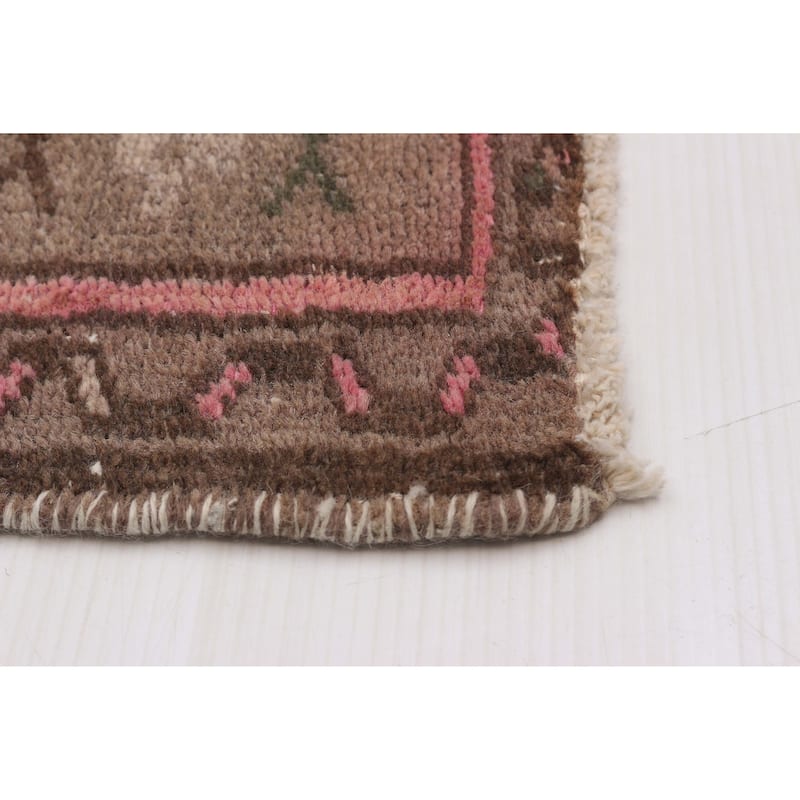 ECARPETGALLERY Hand-knotted Konya Anatolian Brown Wool Rug - 3'5 x 6'5