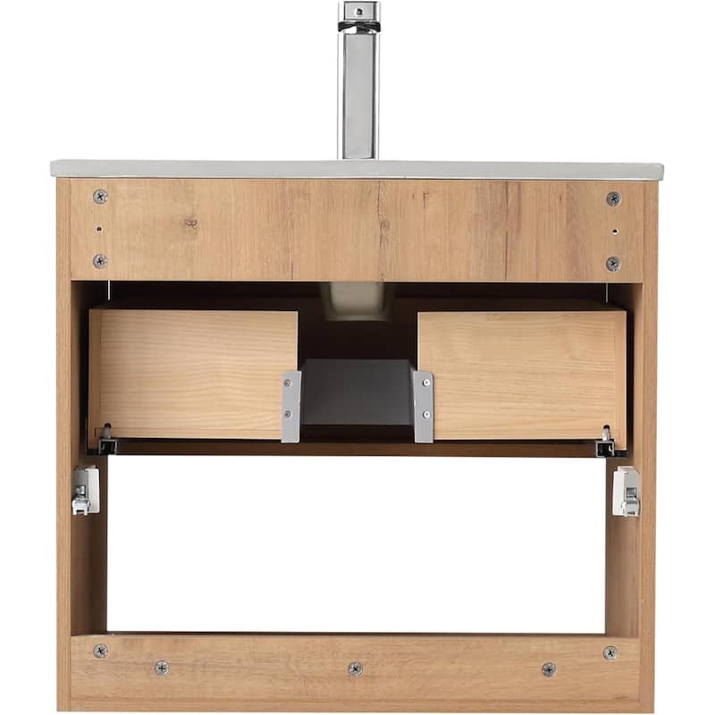 Blossom Bergen Wall Mounted Floating Bathroom Vanity with Sink