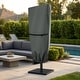 preview thumbnail 1 of 10, Pure Garden Polyester Waterproof Double-sided Umbrella Cover Grey