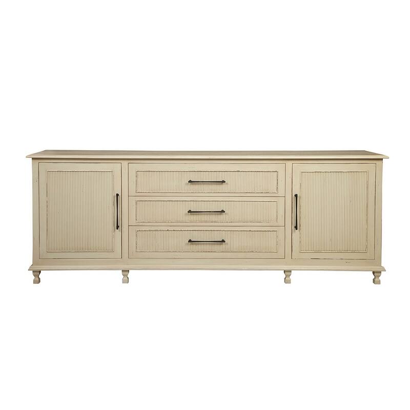 Furniture Classics Solid Mahogany Wood Hillary Sideboard Server Buffet