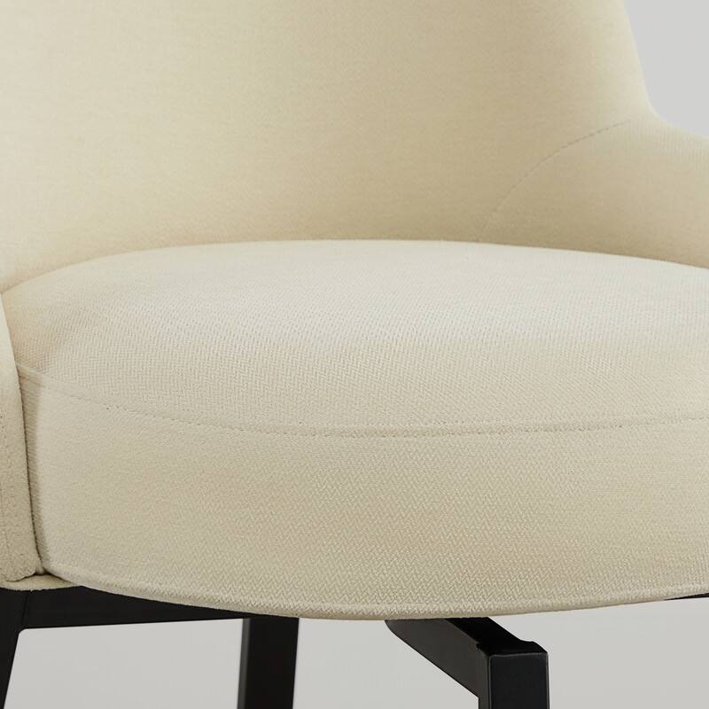 Spruce & Spring Amari Swivel Upholstered Counter Bar Stool with Thickened Cushion