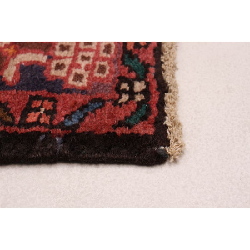 ECARPETGALLERY Hand-knotted Konya Anatolian Red Wool Rug - 3'3 x 11'0