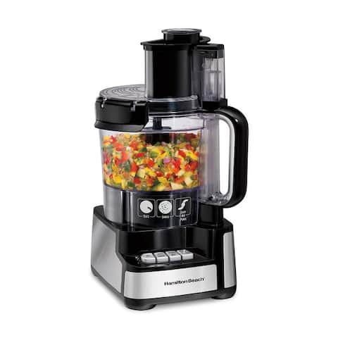 Hamilton Beach 12 Cup Stack & Snap Food Processor