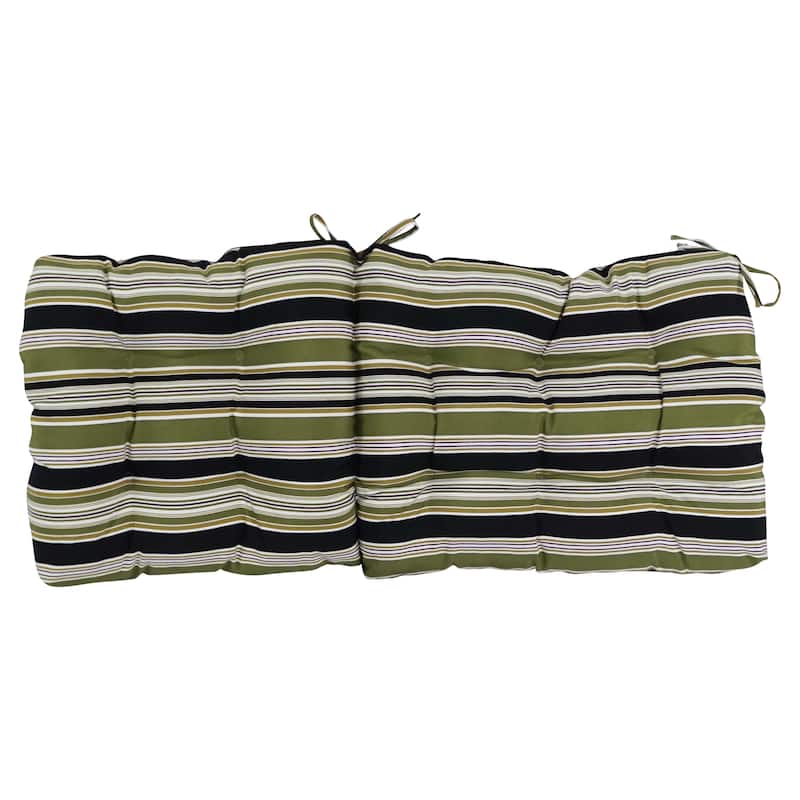 Multi-section Tufted Outdoor Seat/Back Chair Cushion (Multiple Sizes)