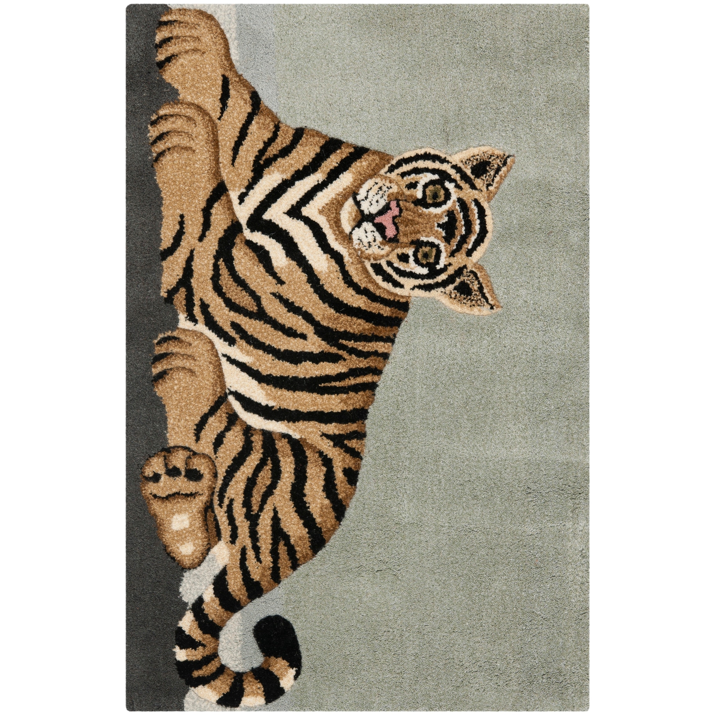 Con-Tact 12 In. x 5 Ft. Clear Non-Adhesive Shelf Liner - Tiger