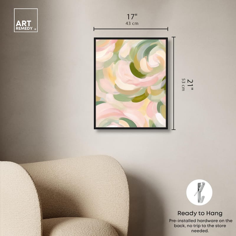 Brushstroke I Canvas by Art Remedy