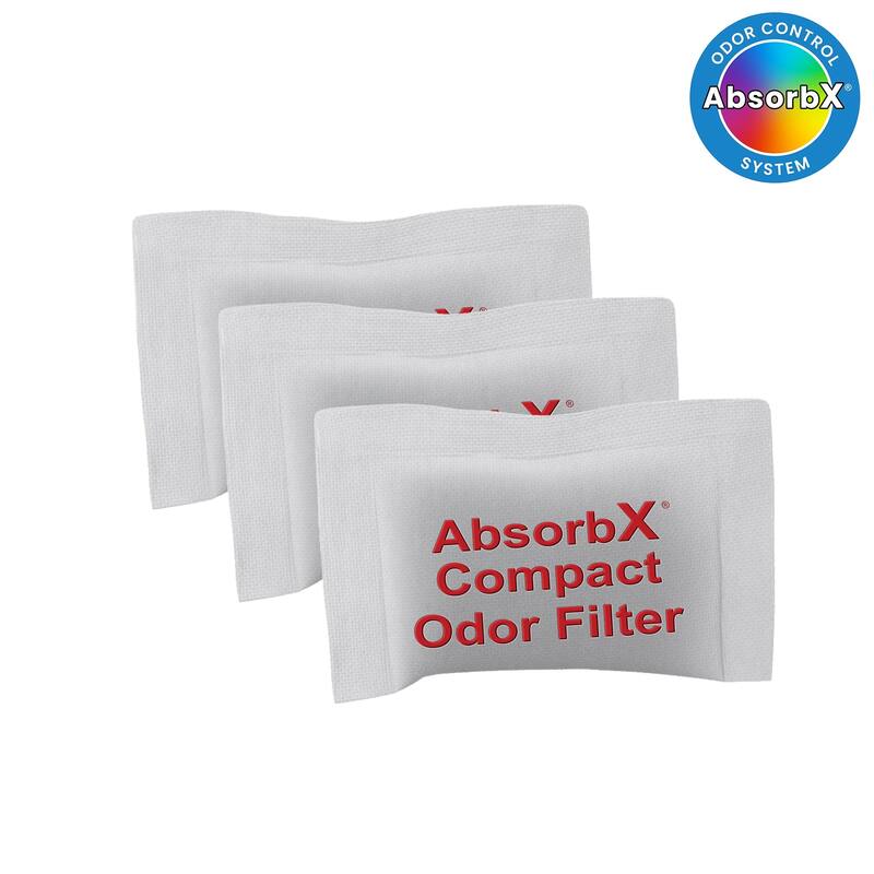 Halo AbsorbX Compact Odor Filters 3-Pack - White