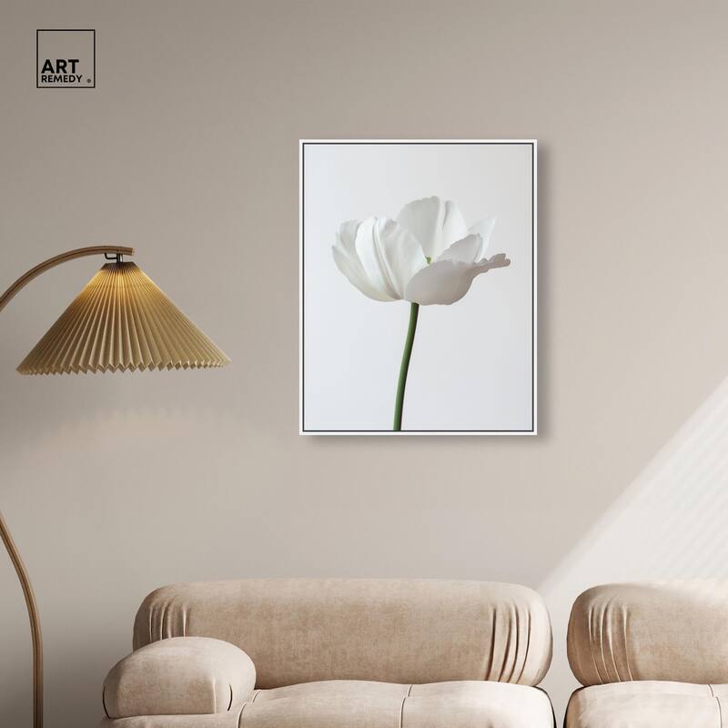 Pearl Floret Canvas by Art Remedy