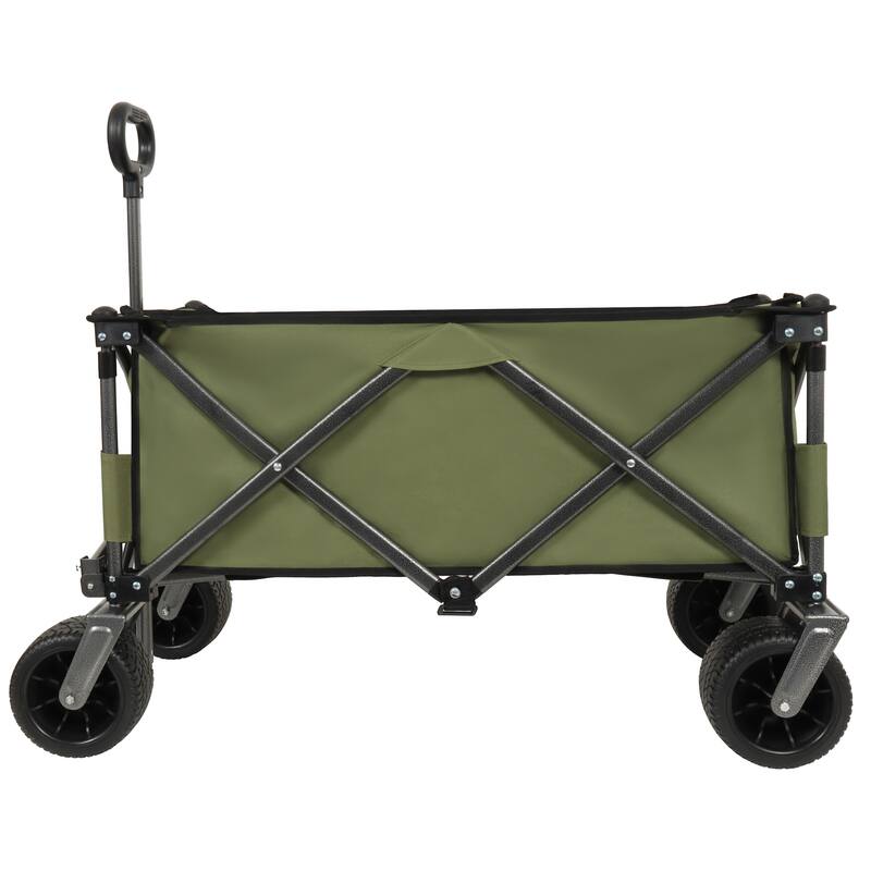 Utility Park Garden Cart - Folding Camping & Picnic Trolley, Green