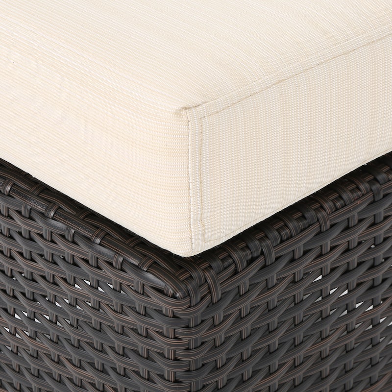 Santa Rosa PE Wicker/ Aluminum Outdoor 7-Seat Sofa Dining Set by Christopher Knight Home