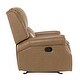 preview thumbnail 3 of 62, Ilario 32.67'' Wide Genuine Leather Manual Rocker Recliner, Set of 2
