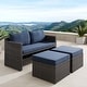 preview thumbnail 25 of 26, Corvus Martinka 7-piece Wicker Patio Dining Set