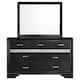 Option Dresser with Mirror- Black