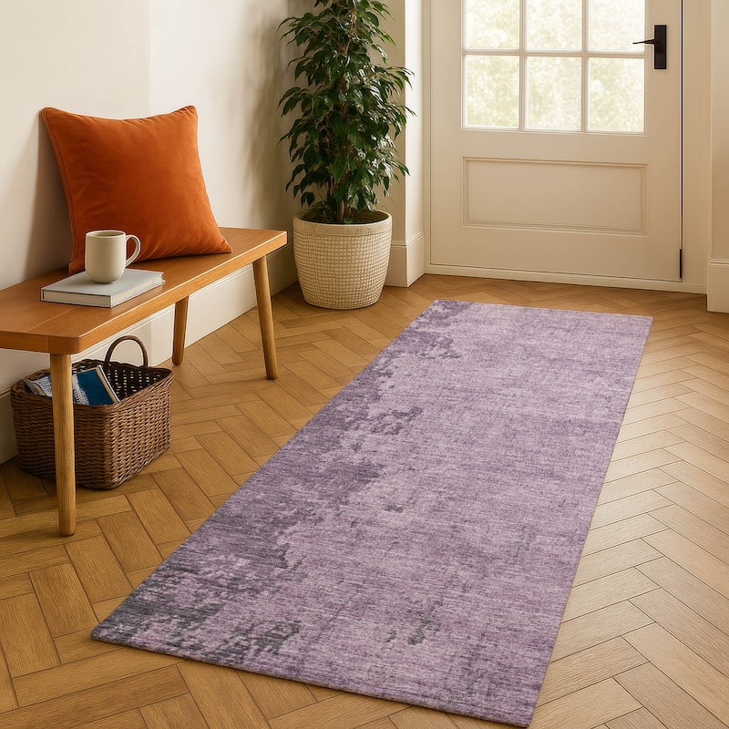 Premium Washable Super Soft Mayfield Rug - Lavender - 2'3" x 7'6"