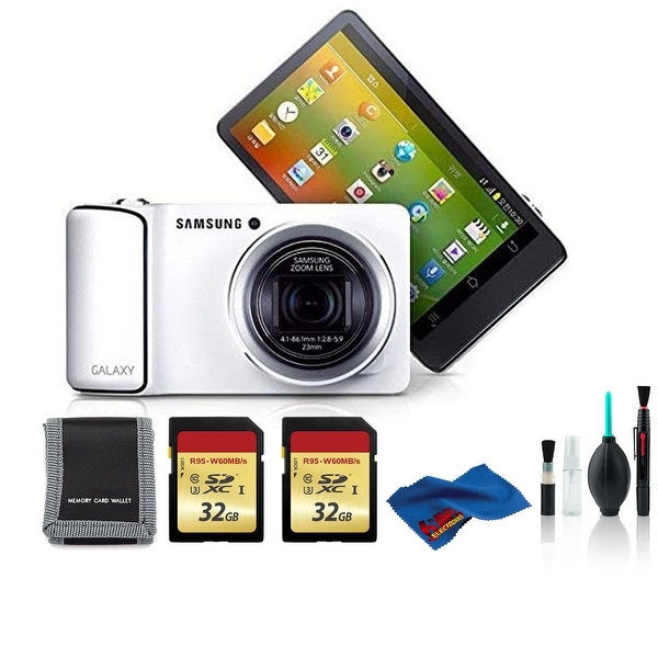 Samsung EK-KC120 GALAXY Digicam White with 2x32 GB Memory. Opens flyout.
