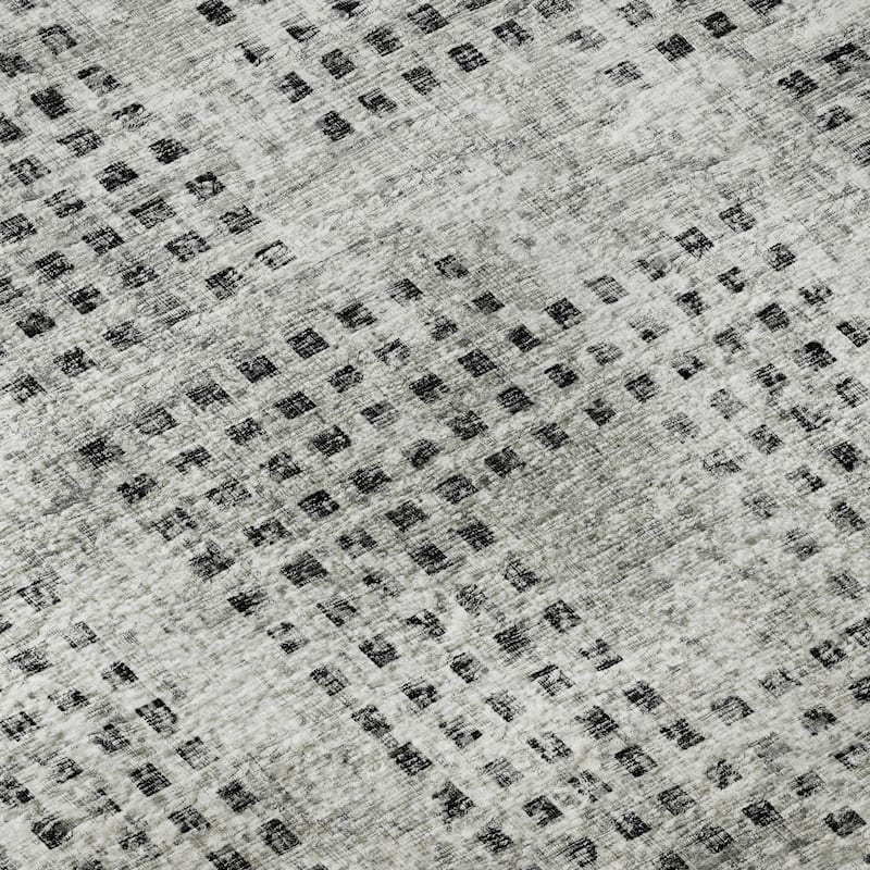 Premium Washable Super Soft Modern Houndstooth Mayfield Rug