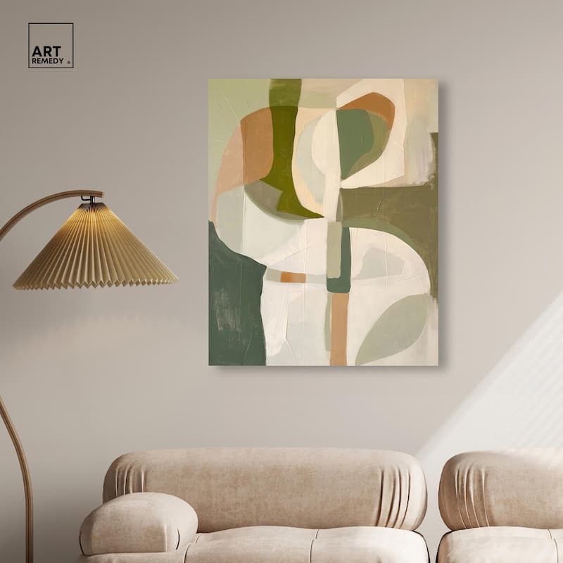Hazy Shape Tapestry Canvas by Art Remedy, Gallery Wrapped