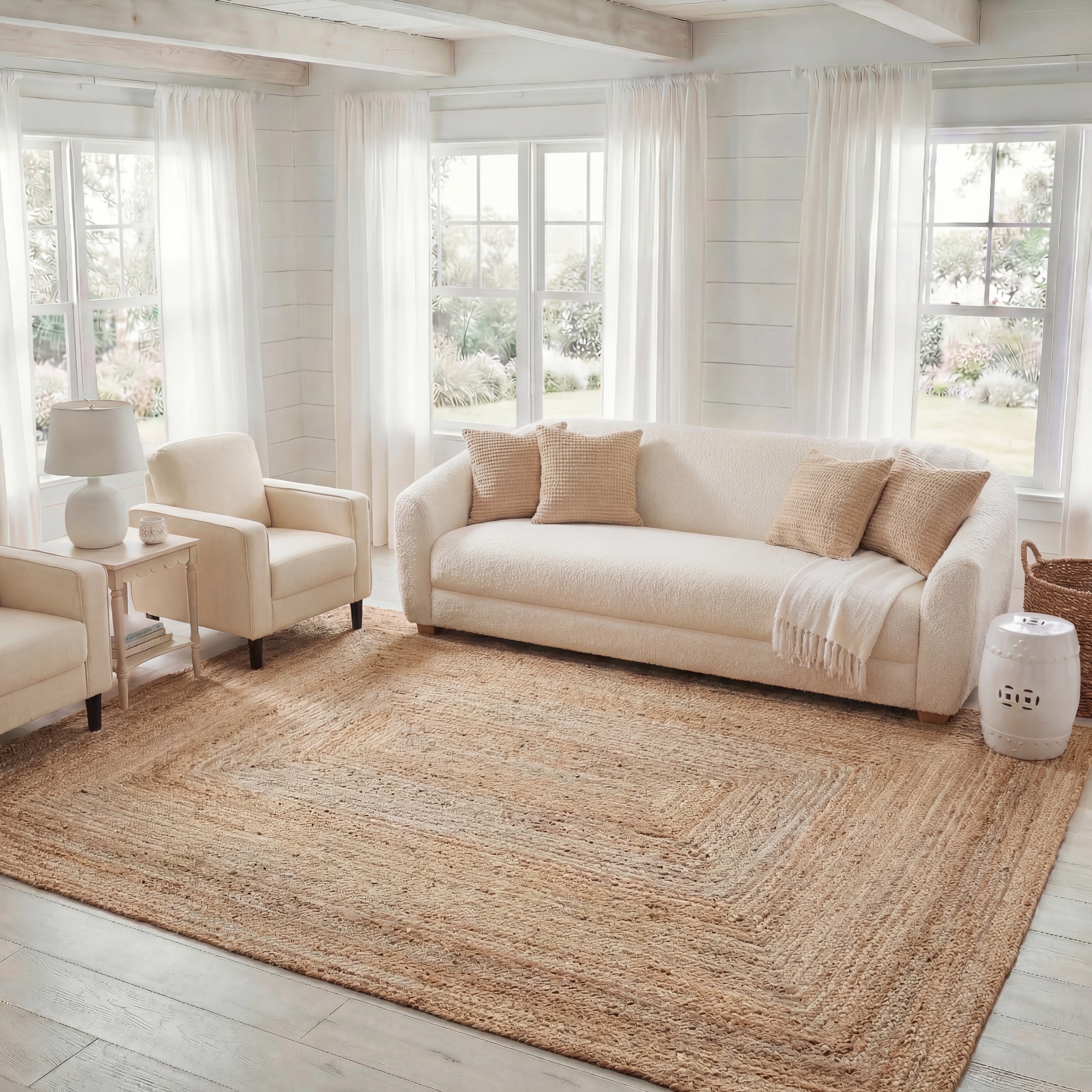 SAFAVIEH Handmade Cape Cod Pepa Coastal Jute Rug
