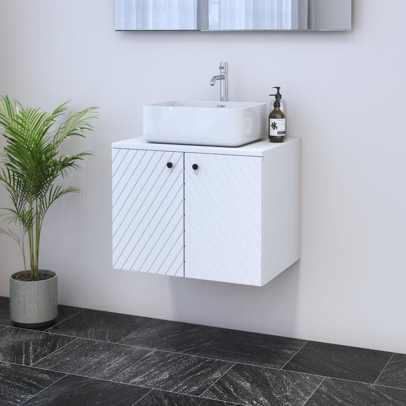 Avela 2D 60 Floating Bathroom Vanity (24" Width)