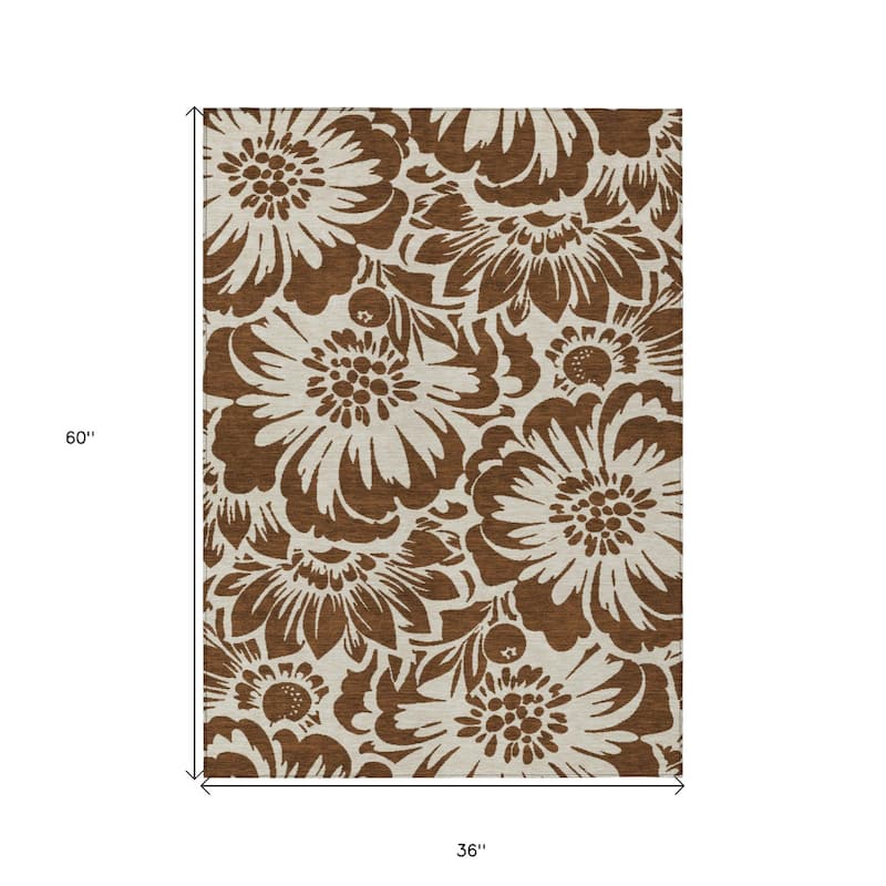 Alfine Garden-Inspired Weather Resistant Versatile Elegance Outdoor Rug