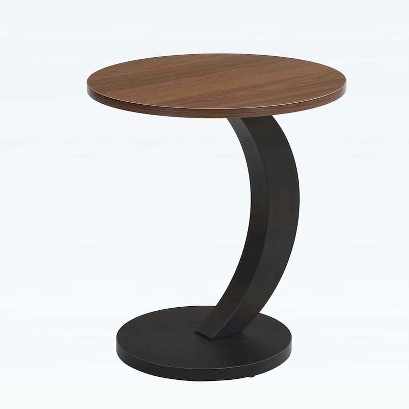 Nesting Coffee Table Set of 2,Industrial Design for Living Rooms,Combines Luxury and Functionality with Oval and Round Shapes
