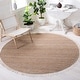 preview thumbnail 25 of 34, SAFAVIEH Handmade Kilim Bernd Wool Fringe Rug 7' Round - Beige/Yellow - Round