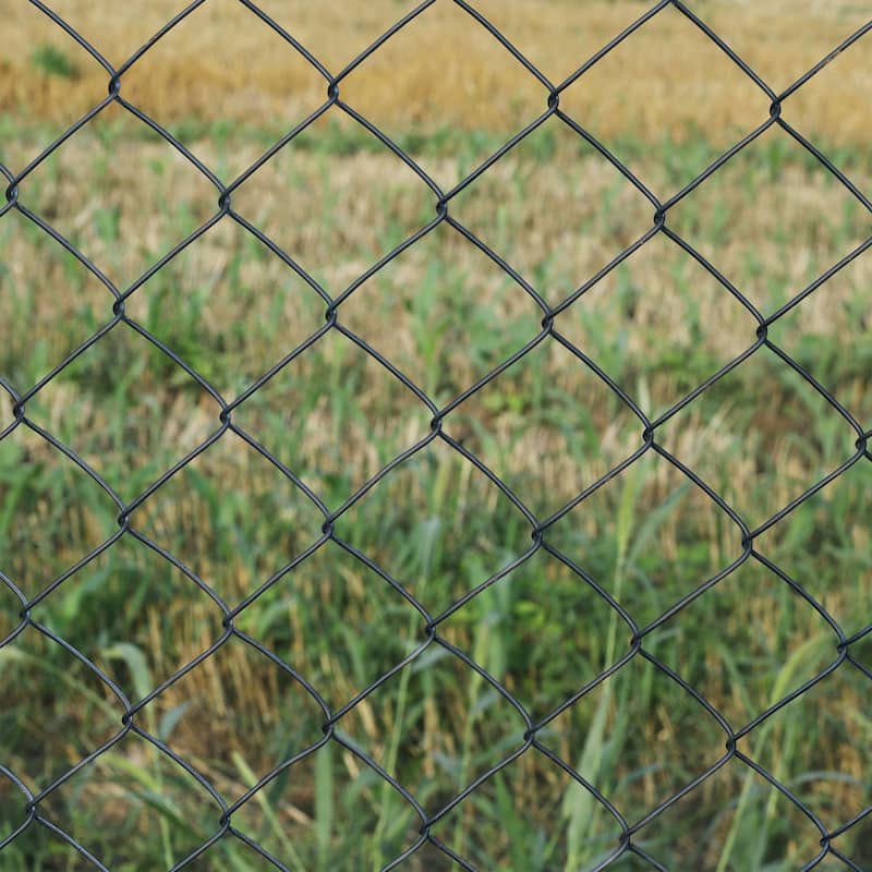 ALEKO DYI Steel Chain Link Fence Kit 4 X 50 Feet 9.5 Gauge Black