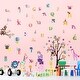 preview thumbnail 4 of 6, Walplus Happy Animal Numbering Letters Kids Wall Sticker Nursery Decor